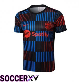 FC Barcelona Training T Shirt Red Blue Black 2024/2025