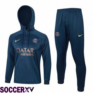 Paris PSG Training Tracksuit Hoodie Blue Royal 2023/2024