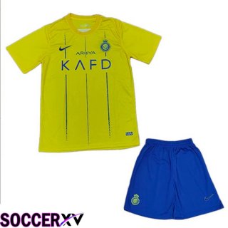 Al-Nassr FC Kids Soccer Jersey Home Yellow 2023/2024