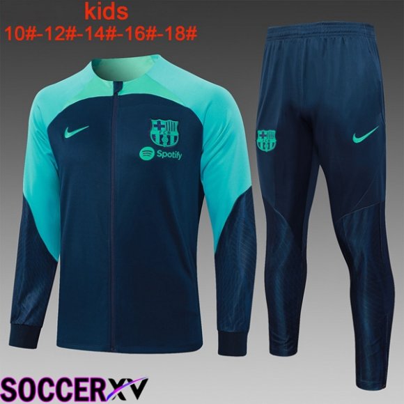 FC Barcelona Kids Training Training Jacket Suit Blue Royal 2023/2024