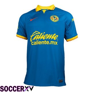 Club America Soccer Jersey Away Blue 2023/2024