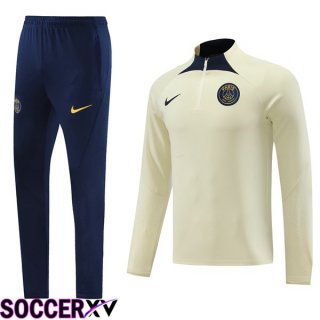 Paris PSG Training Tracksuit Suit Yellow 2023/2024