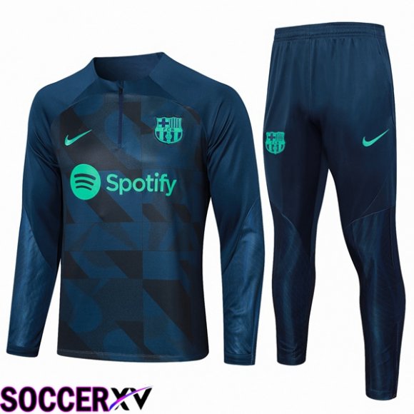 FC Barcelona Training Tracksuit Suit Blue Royal 2023/2024