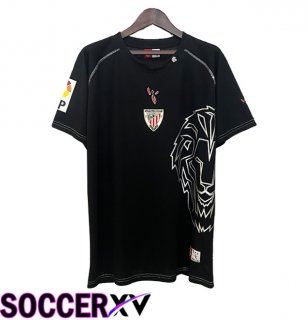 Athletic Bilbao Retro Soccer Jersey Black 2005/2008