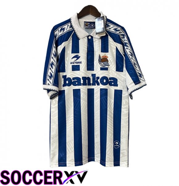 Real Sociedad Retro Home Soccer Jersey 1994/1995