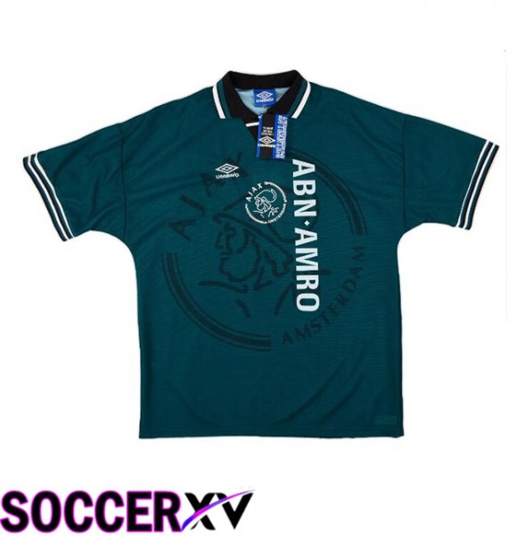 AFC Ajax Retro Away Soccer Jersey Green 1995-1996