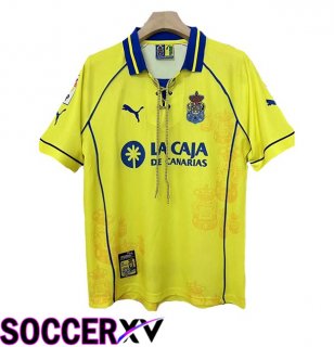 UD Las Palmas Retro Home Soccer Jersey Yellow 1997-1998