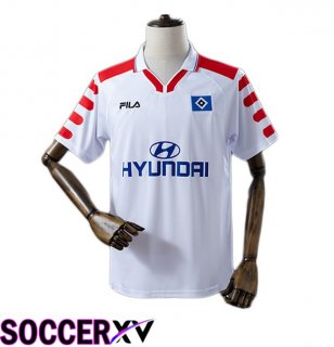 Hamburger SV Retro Home Soccer Jersey White 1998-1999