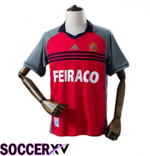 Deportivo de La Coruna Retro Third Soccer Jersey Red 2000-2001