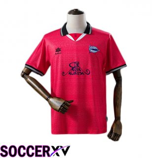 Deportivo Alaves Retro UEFA Cup Away Soccer Jersey Pink 2000-2001