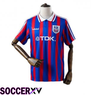 Crystal Palace Retro Home Soccer Jersey Blue Red 1996-1998