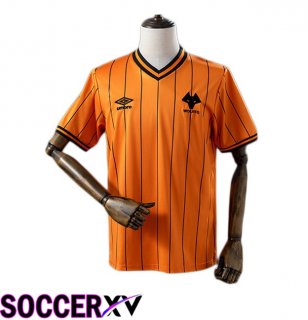 Wolves Retro Home Soccer Jersey Yellow 1985-1986