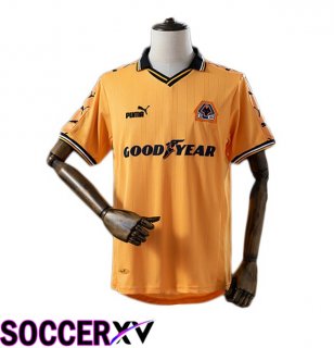 Wolves Retro Home Soccer Jersey Yellow 1998-1999