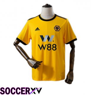Wolves Retro Home Soccer Jersey Yellow 2018-2019