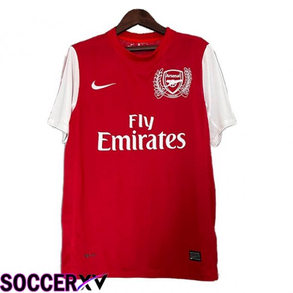 Arsenal Retro Soccer Jersey Home Red 2011-2012