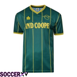 Leicester City Retro Soccer Jersey Away Green 1984