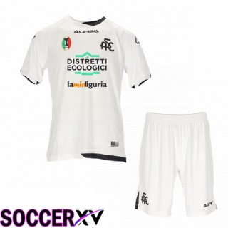 Spezia Calcio Kids Home Jersey White 2022/2023