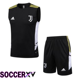 Juventus Soccer Vest + Shorts Black 2022/2023