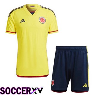 Colombia Kids Home Jersey Yellow 2023/2023