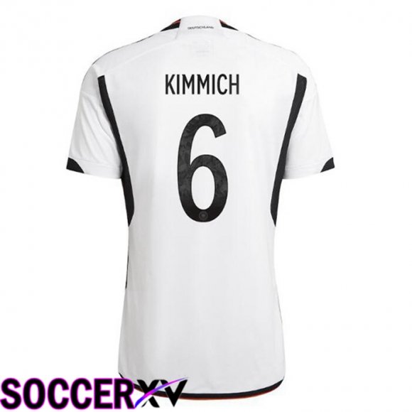 Germany (KIMMICH 6) Home Jersey Black White World Cup 2022