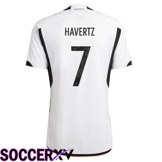 Germany (HAGreenZ 7 Home Jersey Black White World Cup 2022