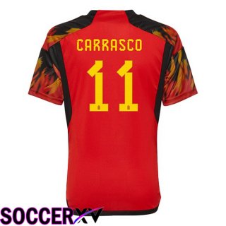 Belgium (CARRASCO 11) Home Jersey Red World Cup 2022