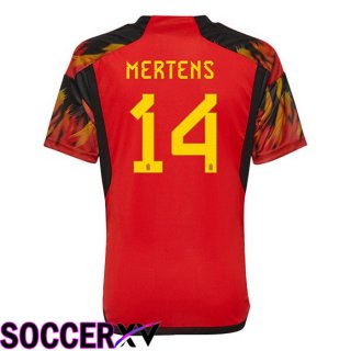 Belgium (MERTENS 14) Home Jersey Red World Cup 2022