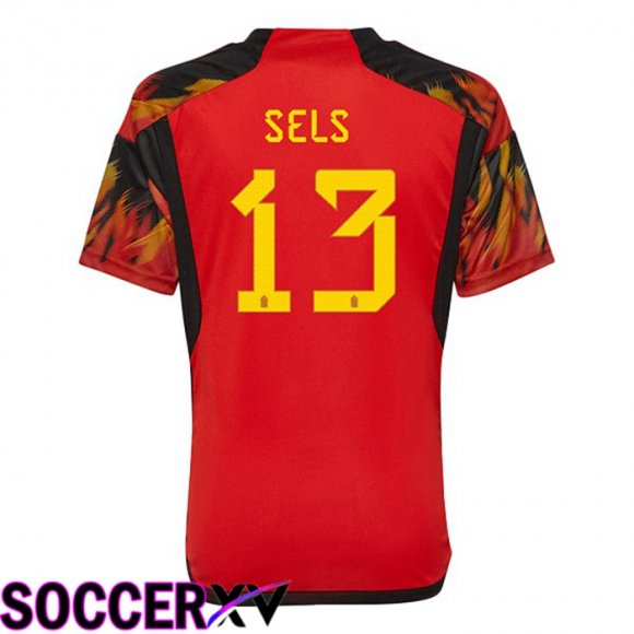 Belgium (SELS 13) Home Jersey Red World Cup 2022