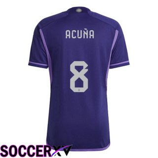 Argentina (ACUÑA 8) Away Jersey Purple World Cup 2022