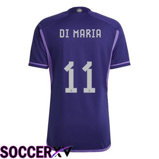 Argentina (DI MARIA 11) Away Jersey Purple World Cup 2022