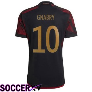 Germany (GNABRY 10) Away Jersey Black World Cup 2022