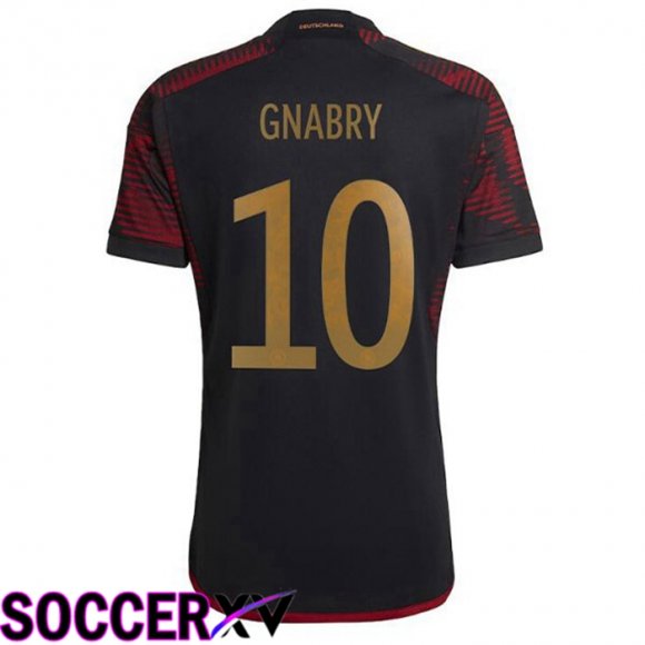 Germany (GNABRY 10) Away Jersey Black World Cup 2022