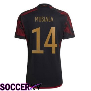 Germany (MUSIALA 14) Away Jersey Black World Cup 2022