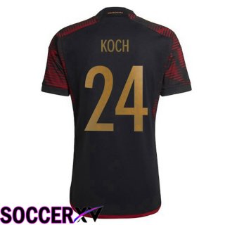 Germany (KOCH 24) Away Jersey Black World Cup 2022