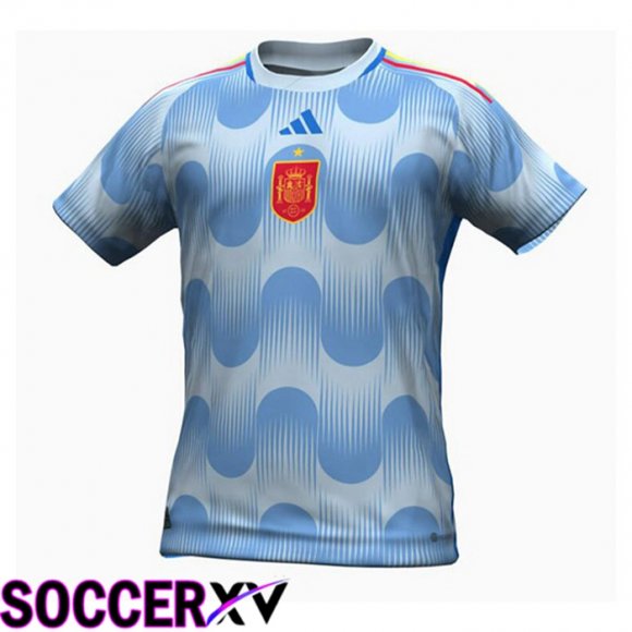 Spain Away Jersey Blue White Version Leak 2023/2023