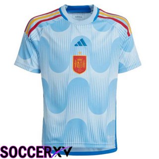 Spain Away Jersey Blue White 2023/2023