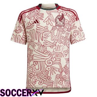 Mexico Away Jersey White Red 2023/2023