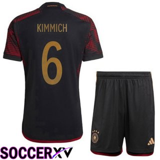 Germany (KIMMICH 6) Kids Away Jersey Black 2023/2023