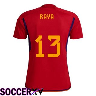 Spain (RAYA 13) Home Jersey Red 2023/2023