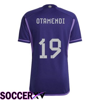 Argentina (OTAMENDI 19) Away Jersey Purple 2023/2023