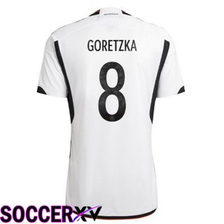 Germany (GORETZKA 8) Home Jersey Black White 2023/2023