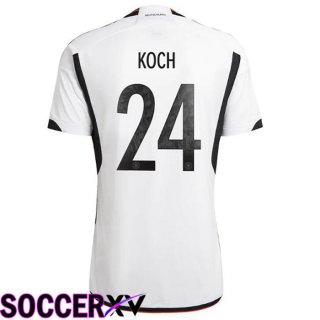 Germany (KOCH 24) Home Jersey Black White 2023/2023