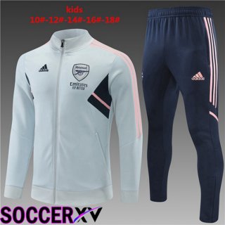 FC Arsenal Kids Training Jacket Suit Grey 2022/2023