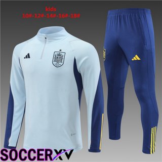 Spain Kids Training Tracksuit Blue 2022/2023