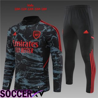 FC Arsenal Kids Training Jacket Suit Red Blue 2022/2023