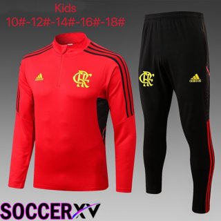 Flamengo Kids Training Jacket Suit Red 2022/2023