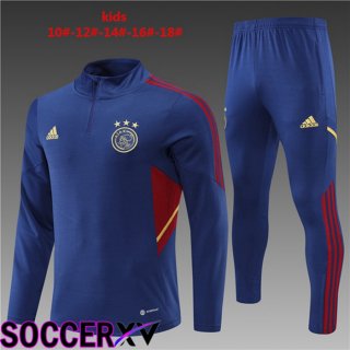 AFC Ajax Kids Training Tracksuit Royal Blue 2022/2023