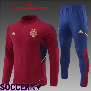 AFC Ajax Kids Training Tracksuit Red 2022/2023