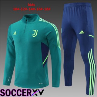 Juventus Kids Training Tracksuit Green 2022/2023