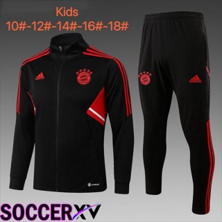 Bayern Munich Kids Training Jacket Suit Black 2022/2023